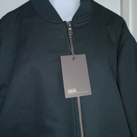 ASOS Green Bomber Jacket - Picture 2 of 8